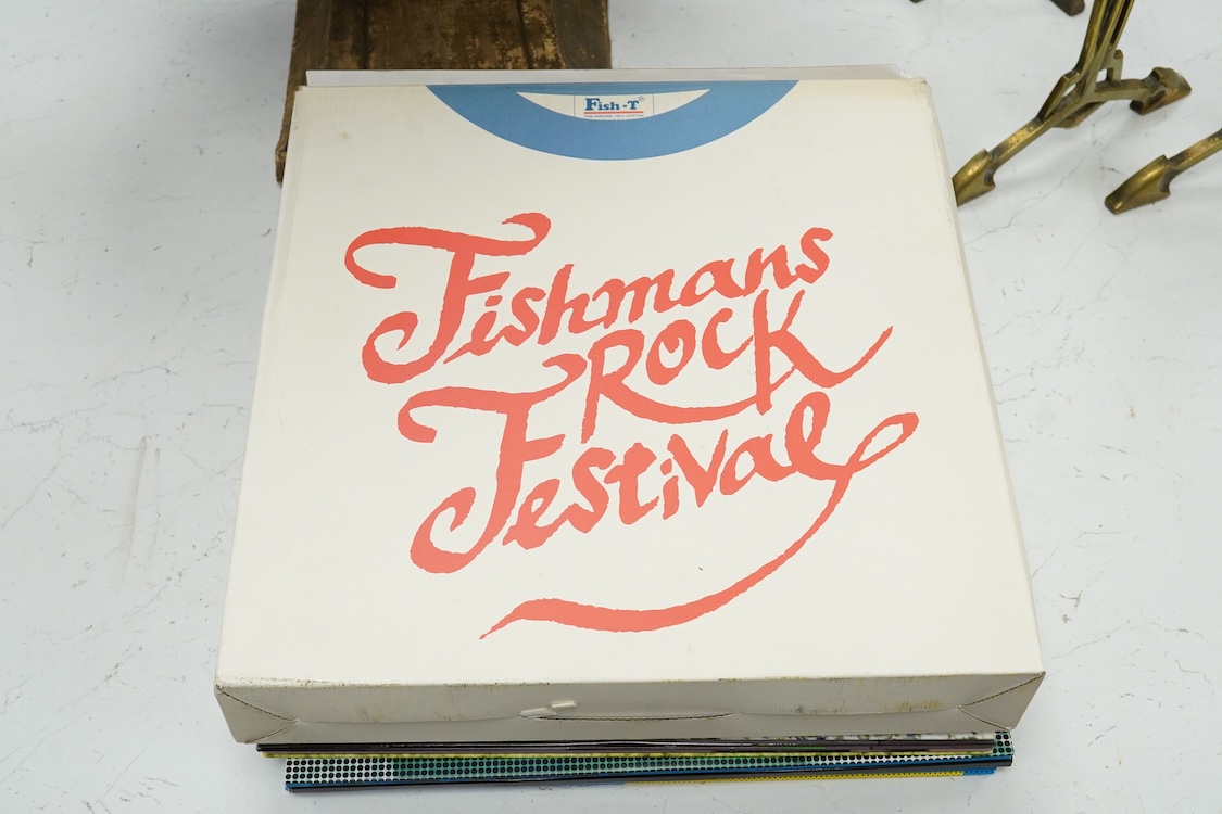 Fishmans Rock Festival LP record album boxed set, 1997, Japan, comprising of eight records in their original outer box, outer box af